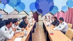 جلسه هماهنگی بامسئول جدید واحد حفاظت فیزیکی بیمارستان شهدای هفتم تیربرگزارشد