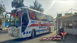 انتقال تعدادی از مصدومان حادثه تصادف در اتوبان تهران قم به بیمارستان شهدای هفتم تیر