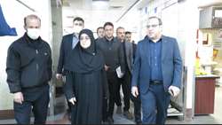 گزارش تصویری از حضور سخنگوی دولت در بیمارستان شهدای هفتم تیر