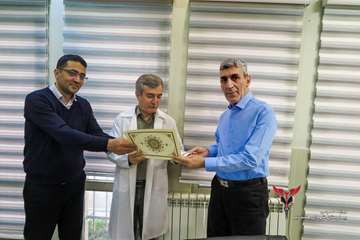 تقدیر از جانبازان بیمارستان شهدای هفتم تیر به مناسبت روز جانباز
